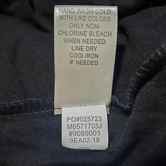 John Paul Richard Button Down Boho Bell Sleeve Overshirt w/Lace Black S - Picture 7 of 9